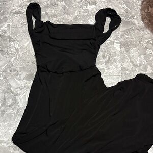 Tiger Mist Joslin Black Women's Maxi Dress with Slit